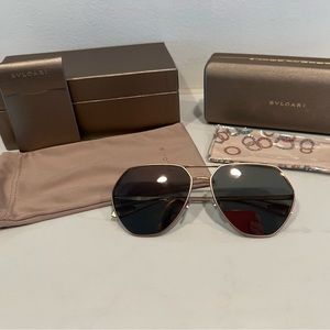 Bvlgari mirrored sunglasses
